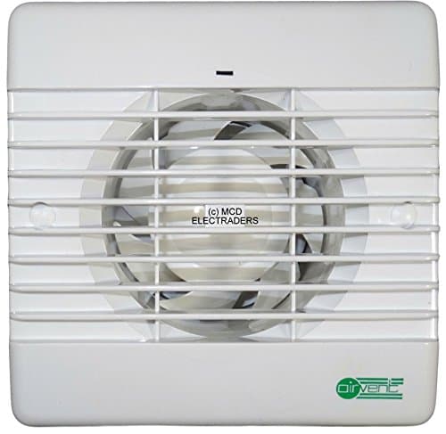 Image of Airvent 406958 Quiet Axial Extractor Fan - Timer Model 100mm / 4 Inch, White