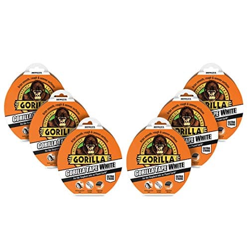 Image of Gorilla Tape White 27m (Pack of 6)
