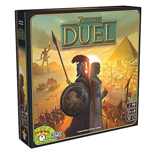 Image of Repos Production | 7 Wonders Duel | 2 Player Competitive Board Game | Ages 10+ | 2 Players | 30 Minutes Playing Time