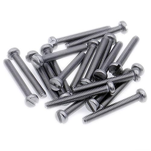 Image of M2 (2mm x 5mm) Slot Cheese Machine Screw (Bolt) - Stainless Steel (A2) (Pack of 20)