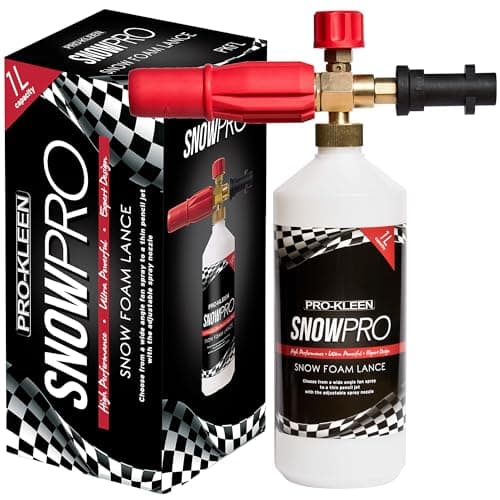 Image of Pro-Kleen Snow Foam Lance for Karcher Compatible K2–K7, Quick Connect Foam Cannon Gun, Adjustable Foam & Jet Spray, Heavy Duty Brass Fittings, Car Wash Pre-Wash Cleaner