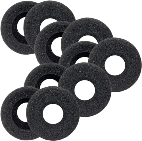 Image of Ear Cushions for Plantronics Headset, Earpads Replacement Headphones Ear Pad Designed for Plantronics Blackwire C320 3210 3220 3320 HW251N HW261N HW510 Jabra Biz 2300 GN2000 PRO 920 9450 (10 Pack)