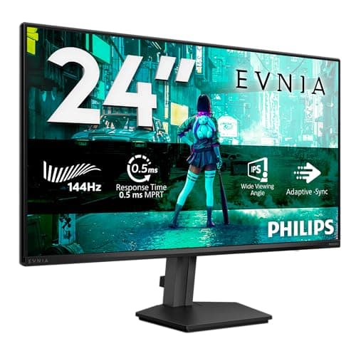 Image of Philips Evnia 24M2N3200NF - 24 inch Full HD gaming monitor, 144 Hz, 4 ms, FreeSync, G-Sync comp. (1920x1080, HDMI 2.0, DisplayPort 1.4) black