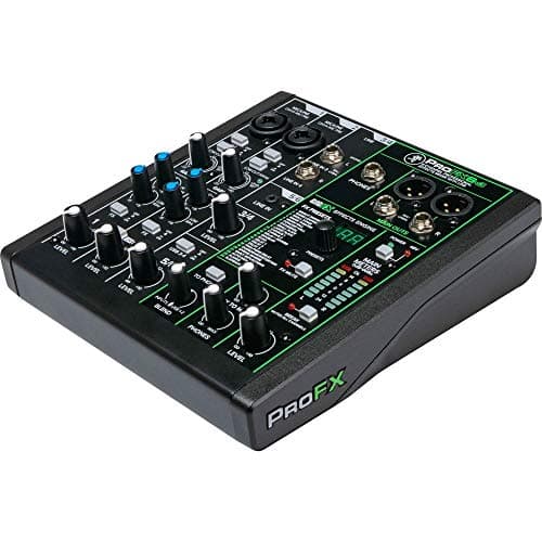 Image of Mackie ProFX6v3 6-Channel Analog Mixer With Legendary Onyx Mic Preamps, Effects and 24-bit/192kHz USB Audio Interface (2x4 Channels)