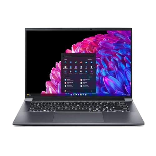 Image of acer Swift X 14 SFX14-72G-76Y6 Laptop - (Intel Core Ultra 7 155H | 16GB DDR5 RAM | 1TB M.2 NVMe SSD | NVIDIA GeForce RTX 4050 Graphics | 14.5-Inch 2.8K OLED 120Hz Display | Windows 11) - Iron Grey