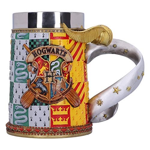 Image of Nemesis Now Officially Licensed Harry Potter Golden Snitch Quidditch Collectible Tankard 15.5cm, Yellow