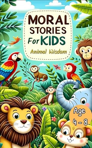 Image of Animal Wisdom: Short Moral Stories for Inspiring Kids,Aesop and Panchatantra Inspired Moral Stories for kids ages 4-8 (Wisdom & Moral Tales for Kids)