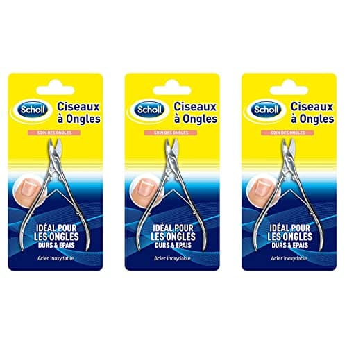 Image of SCHOLL Set of 3 Toe Nail Scissors with Clean and Precise Cut 11 cm