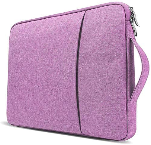 Image of FINDING CASE Laptop Sleeve Case Protective Bag for 13.9" Huawei MateBook X Pro (2019) Notebook Bag with Handle (HUAWEI MateBook X Pro 13.9", Purple)