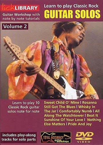 Image of Lick Library: Learn To Play Classic Rock Guitar Solos Volume 2
