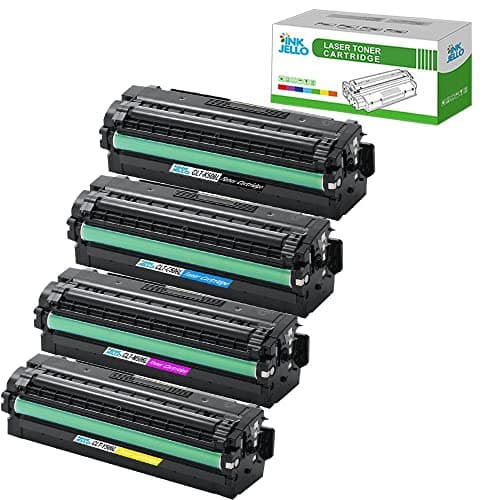 Image of InkJello Remanufactured Toner Cartridge Replacement for Samsung CLP-680DW CLP-680ND CLX-6260FR CLX-6260FW Samsung CLX-6260ND CLT-506L (K/C/M/Y, 4-Pack)
