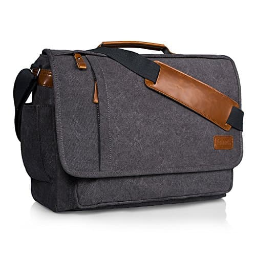 Image of Estarer 17.3 Inch Laptop Bag Mens Messenger Shoulder Bag for Work Office