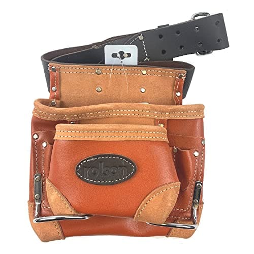Image of Rolson 68877 Single Leather Tool Pouch with Belt