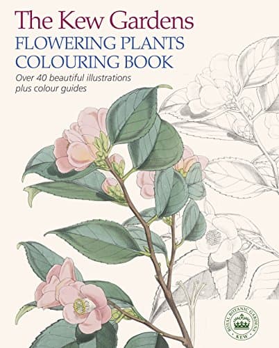 Image of The Kew Gardens Flowering Plants Colouring Book: Over 40 Beautiful Illustrations Plus Colour Guides (Kew Gardens Arts & Activities)