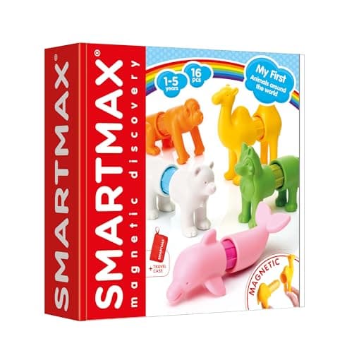 Image of SmartMax - My First Animals Around the World, Magnetic Discovery Play Set, Ages 1-5 Years