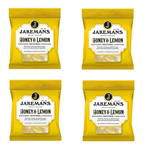 Image of Jakeman's Jakemans Lozenges Honey & Lemon Menthol (Pack of 4)