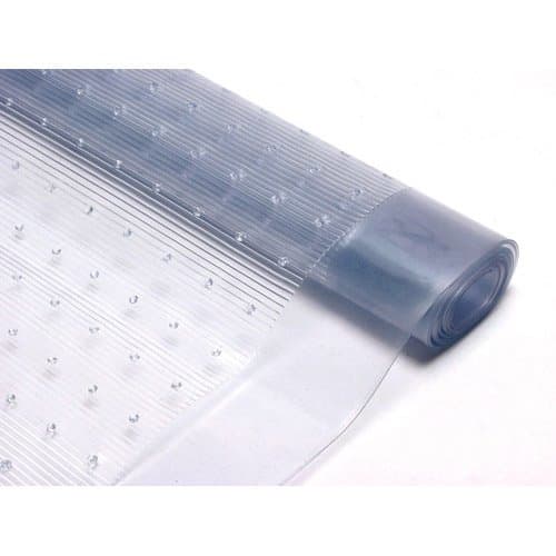 Image of Bargain House Clear Heavy-Duty Carpet Protector Mat – Waterproof Vinyl Plastic Runner for Carpeted Floors – Anti-Slip, Durable Floor Covering for Home, Office, Hallway 27 Inches(2.231ft) Wide (3 FT)