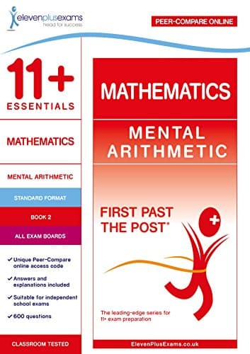 Image of 11+ Essentials Mathematics: Mental Arithmetic Book 2 (First Past the Post)