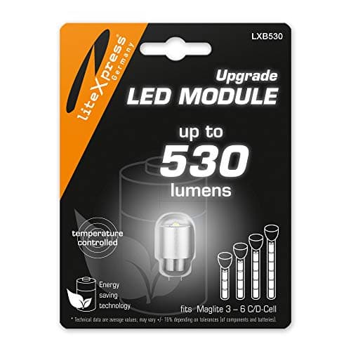 Image of LiteXpress LXB530 LED Upgrade Module 530 Lumen for 3-6 C/D-Cell Maglite Torches