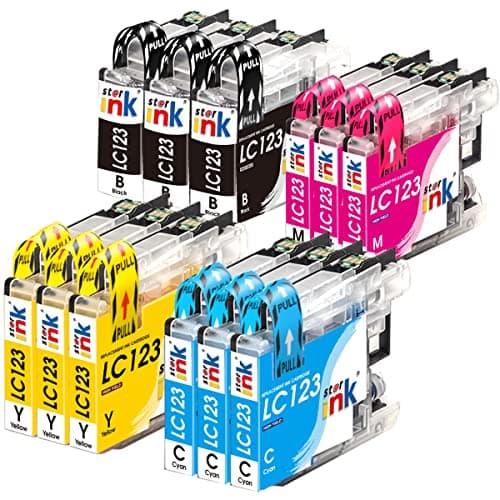 Image of starink LC123 Ink Cartridges Compatible with Brother LC123 Ink for Brother MFC-J6520DW MFC-J4510DW DCP-J152W MFC-J470DW MFC-J6920DW DCP-J132W DCP-J172W MFC-J6720DW MFC-J4410DW MFC-J4610 MFC-J4710DW