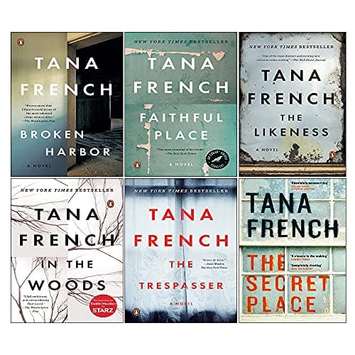 Image of Dublin Murder Squad Series Books 1 - 6 Collection Box Set by Tana French (In The Woods, The Likeness, Faithful Place, Broken Harbour, Secret Place & The Trespasser)