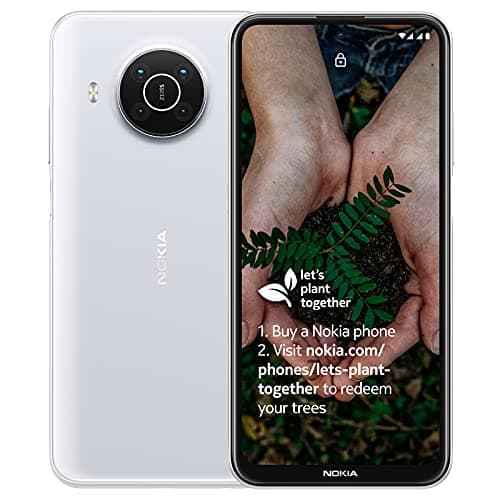 Image of Nokia X10 6.67 Inch Android UK SIM Free Smartphone with 5G Connectivity - 6 GB RAM and 64 GB Storage (Dual SIM) - Snow White