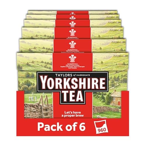Image of Yorkshire Tea, 6 Boxes of 160 Tea Bags (Total 960 Bags)