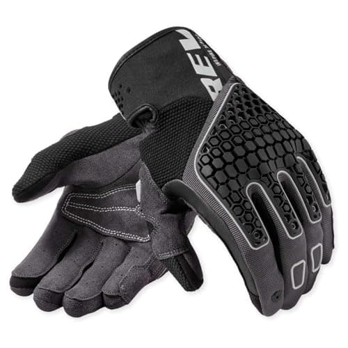 Image of REV'IT! Revit Mangrove 2 Motorcycle Gloves, Black/Grey, M