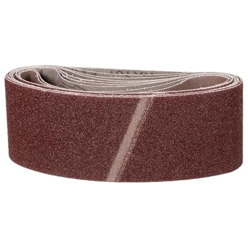 Image of CoCud 100mm x 610mm Sanding Belt, 10 Pcs 60 Grit Knife Sharpener Belts Work Sharpening for Belt Sander Knife Carving Tool Metal Working