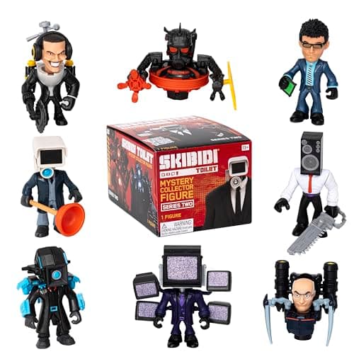 Image of SKIBIDI Toilet Mystery Figure Collector Series 2, Collectible Figures, YouTube Animation Sensation, Officially Licensed Toilet Merch