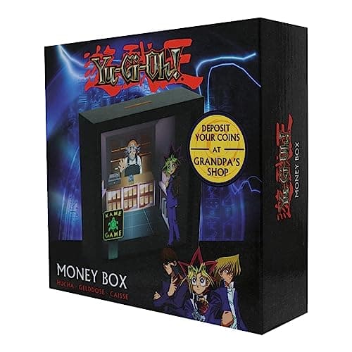 Image of Yu-Gi-Oh! Grandpa’s Shop Money Box – Officially Licensed Collectible Coin Bank (18 x 18 x 5cm) Decorative Storage Box for Fans