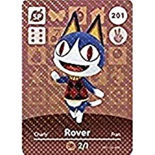 Image of Nintendo Rover Animal Crossing Happy Home Designer Amiibo Card - 201/300