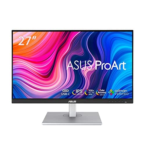 Image of ASUS ProArt Display PA278CV Professional Monitor – 27-inch, IPS, WQHD (2560 x 1440), 100% sRGB, 100% Rec. 709, Calman Verified, USB-C, DisplayPort Daisy-chaining, ProArt Preset, ProArt Palette