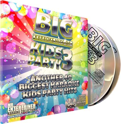 Image of Mr Entertainer Big Karaoke Hits of Kids Party Volume 3 - Double CD+G (CDG) Pack. 40 More Greatest Childrens Party Songs