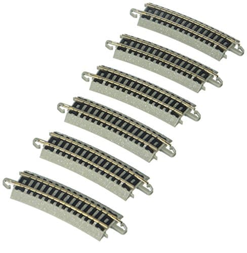 Image of Bachmann 44821 (E-Z Half Section 11.25" Radius Curved Track (6/card) N Scale, One Size