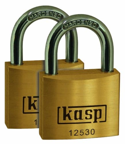 Image of Kasp 125 Premium Brass Padlock - 30 Millimeters - Twin