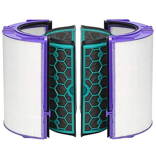 Image of SPARES2GO 360˚ Glass HEPA Filter and Activated Carbon Filter for Dyson fits Pure Cool DP04 HP04 HP07 HP09 PH01 PH03 TP04 TP07 TP09 Air Purifying Tower Fan
