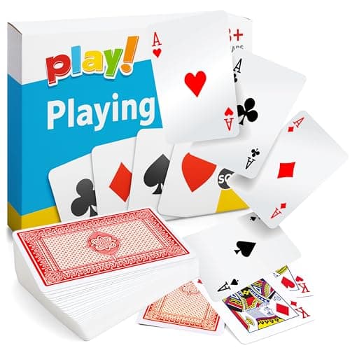 Image of SOL 2 Pack Playing Cards UK, Mini Plastic Deck of Cards Multipack for Adults, Poker Gift Set, Premium, Lightweight, Cool Design for Funny Game Nights, Travel and Entertainment