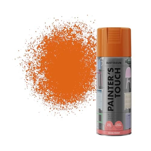 Image of Rust-Oleum 400ml Painter's Touch Spray Paint Aerosol - Real Orange Gloss