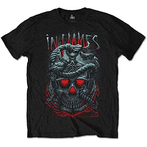 Image of in Flames Through Oblivion Official Tee T-Shirt Mens Unisex (Medium) Black