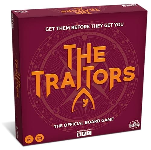 Image of Goliath Games Presents: The Traitors - Official Board Game | Based on the Hit BBC Show | Can the Faithfuls Catch the Traitor? | For 4-6 Players | Ages 12+