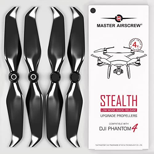Image of Master Airscrew Stealth Propellers for DJI Phantom 4 - Black, 4 pcs