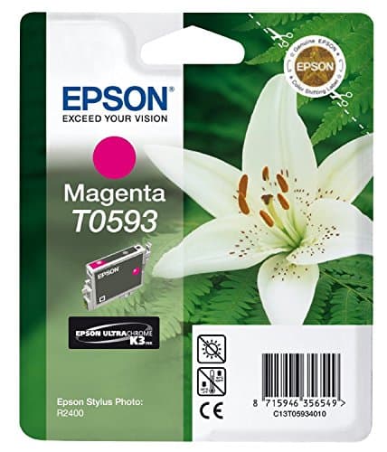 Image of Epson magenta red ink inkjet printer cartridge T0593