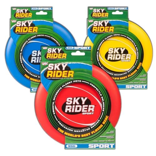Image of Wicked Sky Rider Sport | The Next Generation Flying Disc Lightweight Ultimate Frisbee | 95g | Longer, Faster Flights| 3 Colours Available (Random - Blue/Red/Yellow)