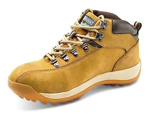 Image of Click Workwear Mens Nubuck Leather Lightweight Chukka Safety Work Boot, Size 9 UK