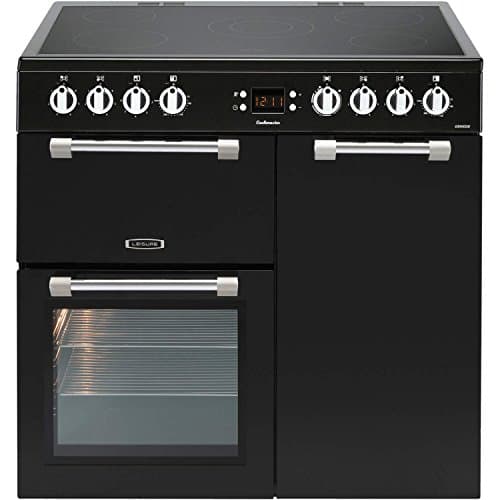 Image of Leisure Cookmaster CK90C230K 90cm Electric Range Cooker with Ceramic Hob - Black