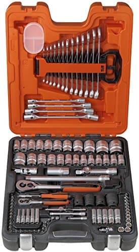 Image of Bahco S106 Socket & Spanner Set, Metric 1/4" & 1/2" Drive, 106 Pieces