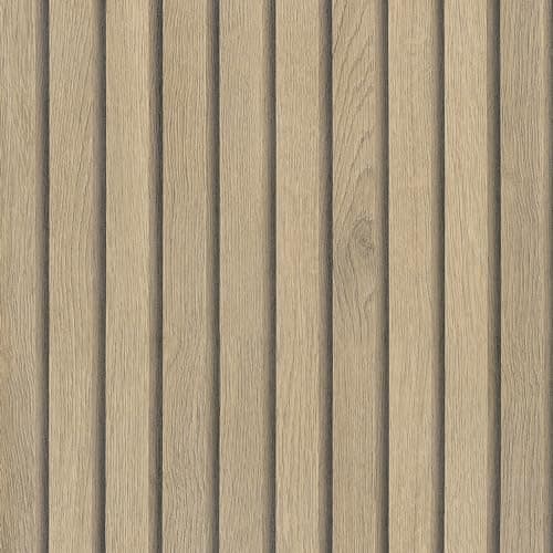 Image of VaryPaper Peel and Stick Light Brown Wood Panel Wallpaper 40cmx200cm Wood Effect Sticky Back Plastic 3D Wooden Slat Wallpaper for Living Room Bedroom Sticky Vinyl Wrap for Furniture Cupboard Sticker