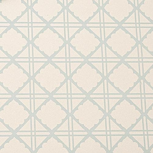 Image of SOPHIE LAURENCE Easy Paste The Wall Vinyl Diamond Geometric Lilac Purple Wallpaper for Living Room (Blue)