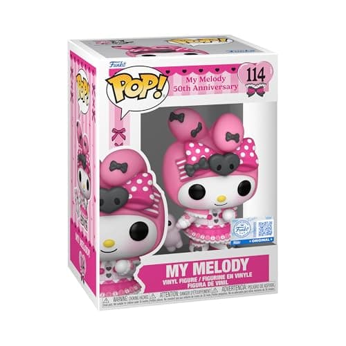 Image of Funko POP! Sanrio: Hello Kitty - Kuromi 20th - My Melody - Collectable Vinyl Figure - Gift Idea - Official Merchandise - Toys For Kids & Adults - Model Figure for Collectors and Display